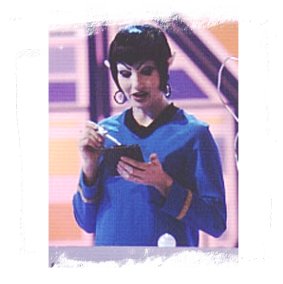 Lorella nella parodia di "Star Trek" a Paperissima 1996/97