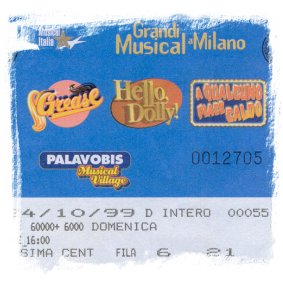 Il mio biglietto per vedere "Grease"